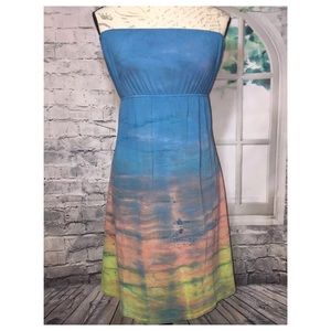 Hardtail Athletic Yoga Dress Sundress Tie Dye
